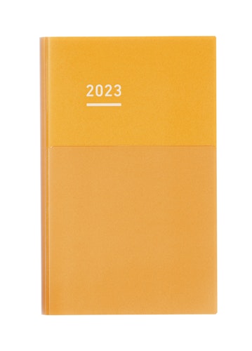 Kokuyo Jibun Techo DAYs Diary 2023 A5 Slim Yellow