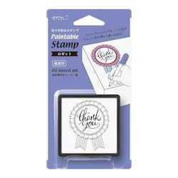 Midori Paintable Stamp Pre-inked Thank You