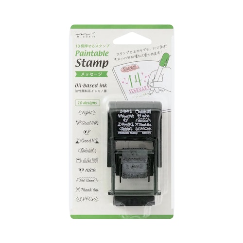 Midori Paintable Stamp Message