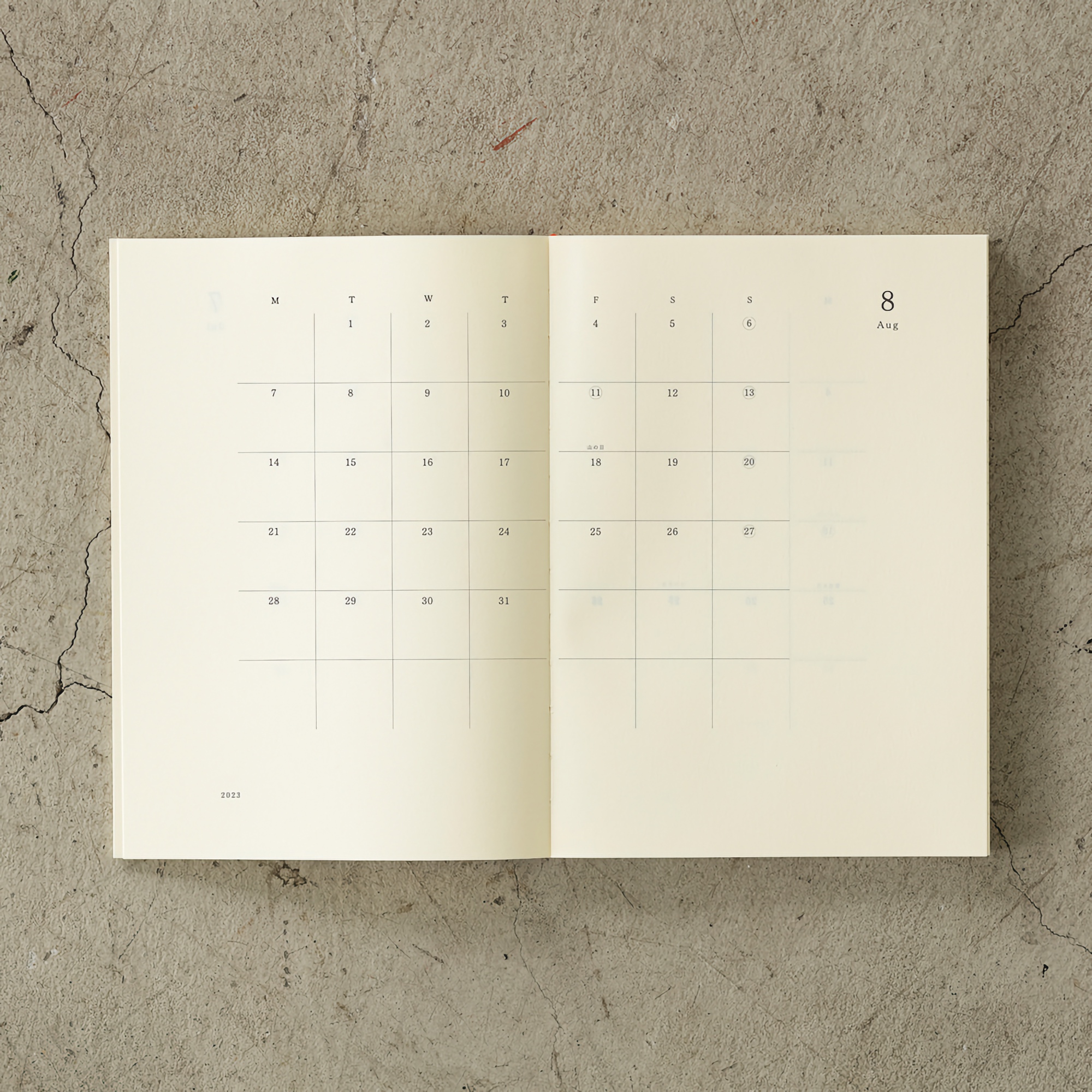 Midori MD Notebook 2023 Diary A5