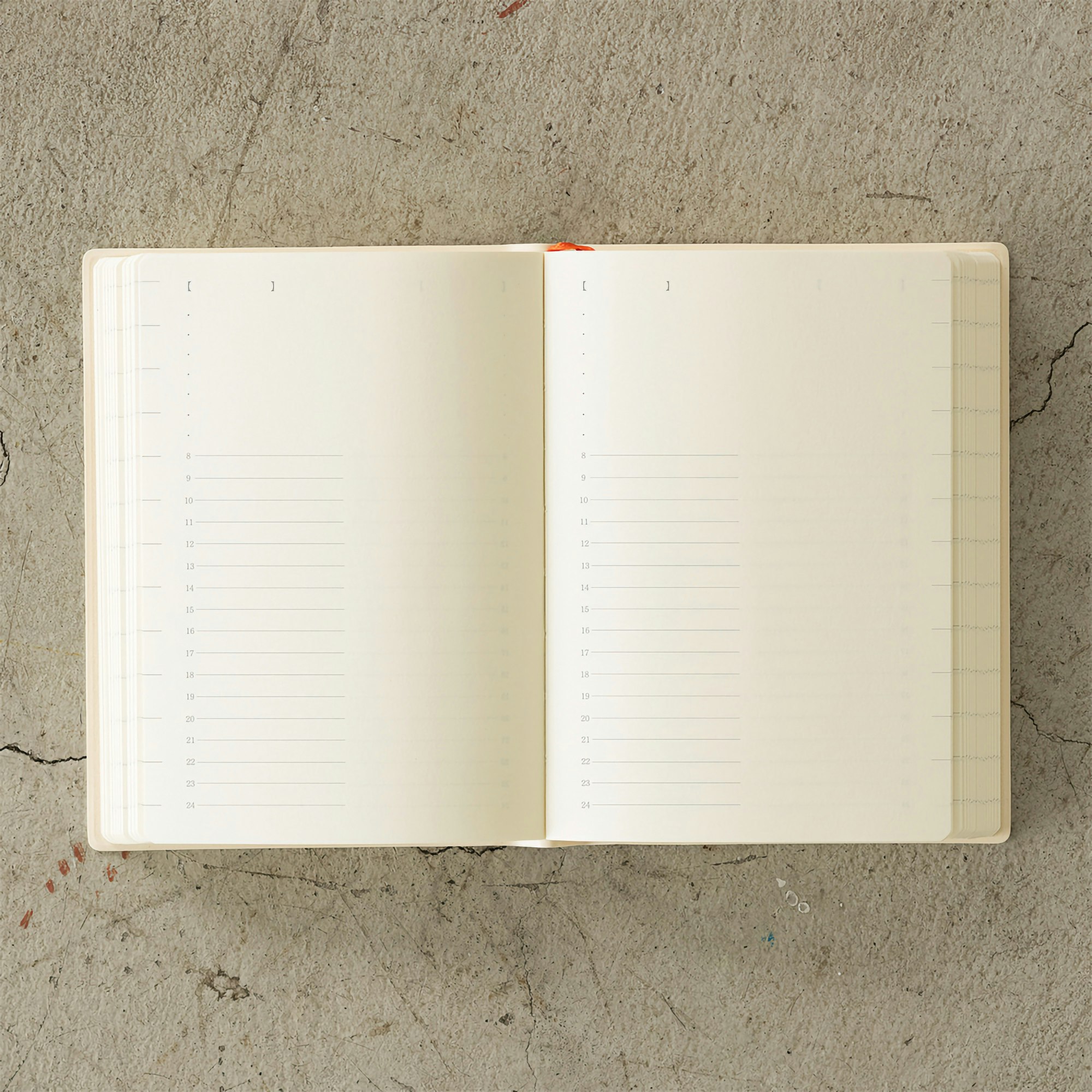 Midori MD Notebook 2023 Diary A6 1Day 1Page