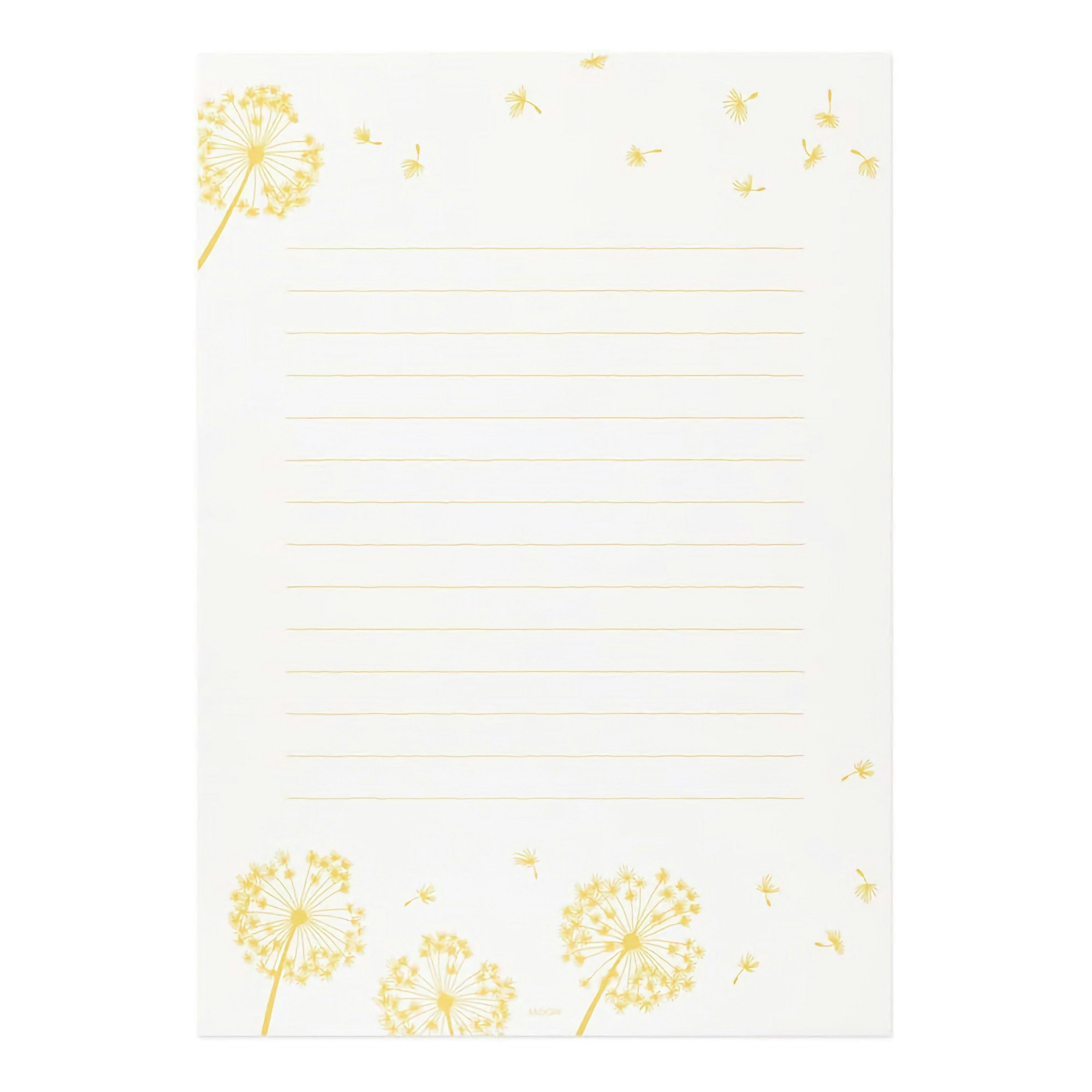 Midori Letter Set Foil-Stamped Envelopes Blowball