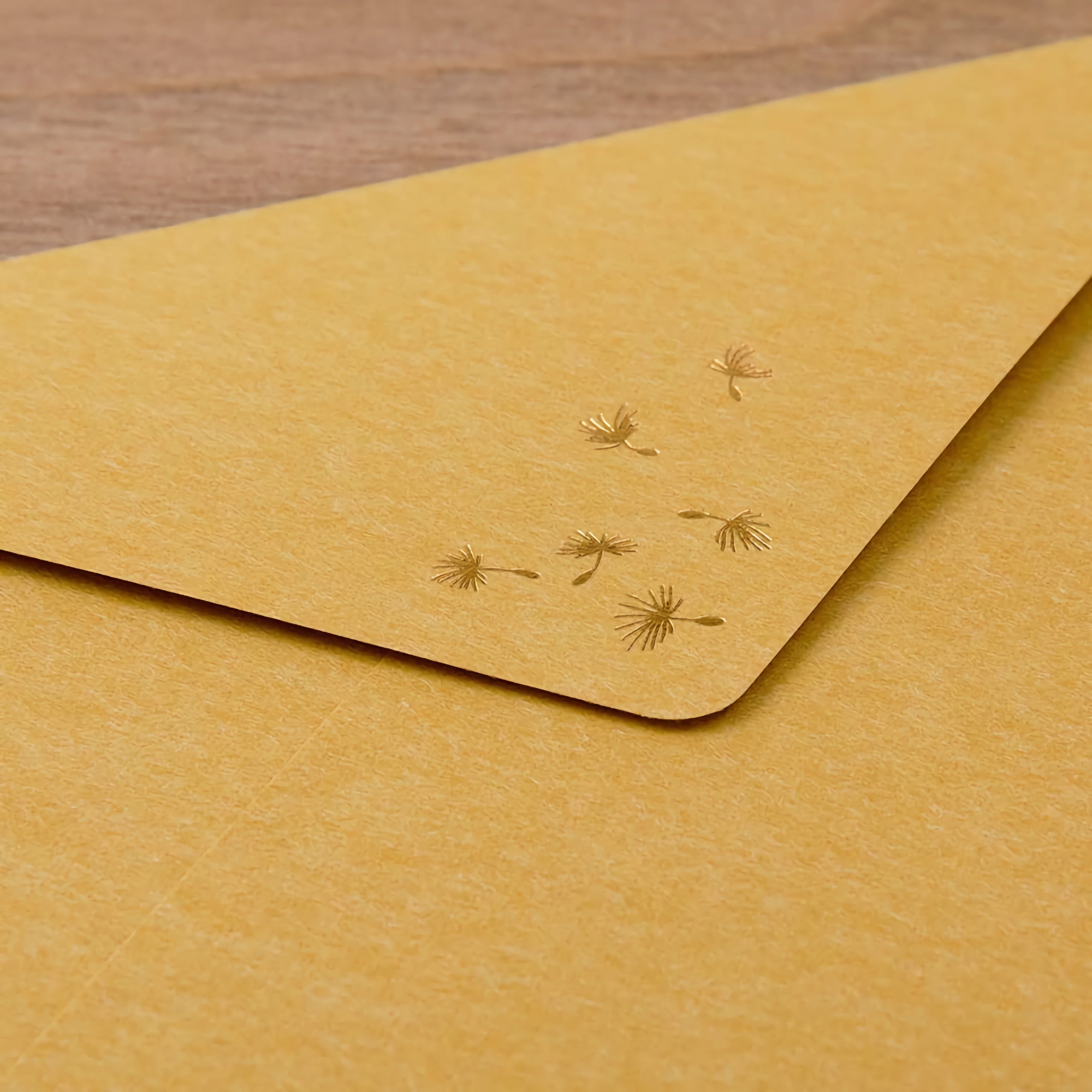 Midori Letter Set Foil-Stamped Envelopes Blowball