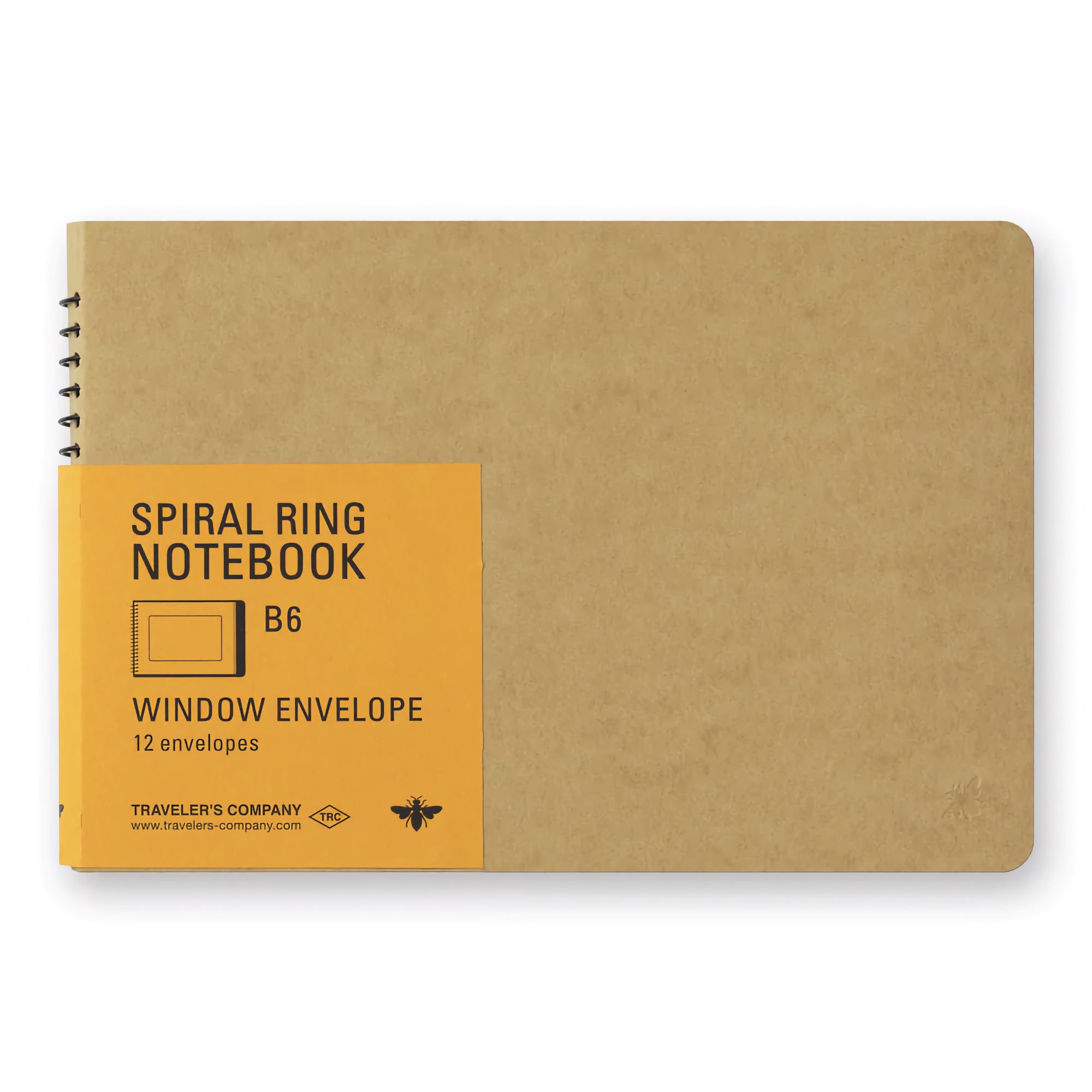 Traveler's Company Spiral Ring Notebook B6 Window Envelope