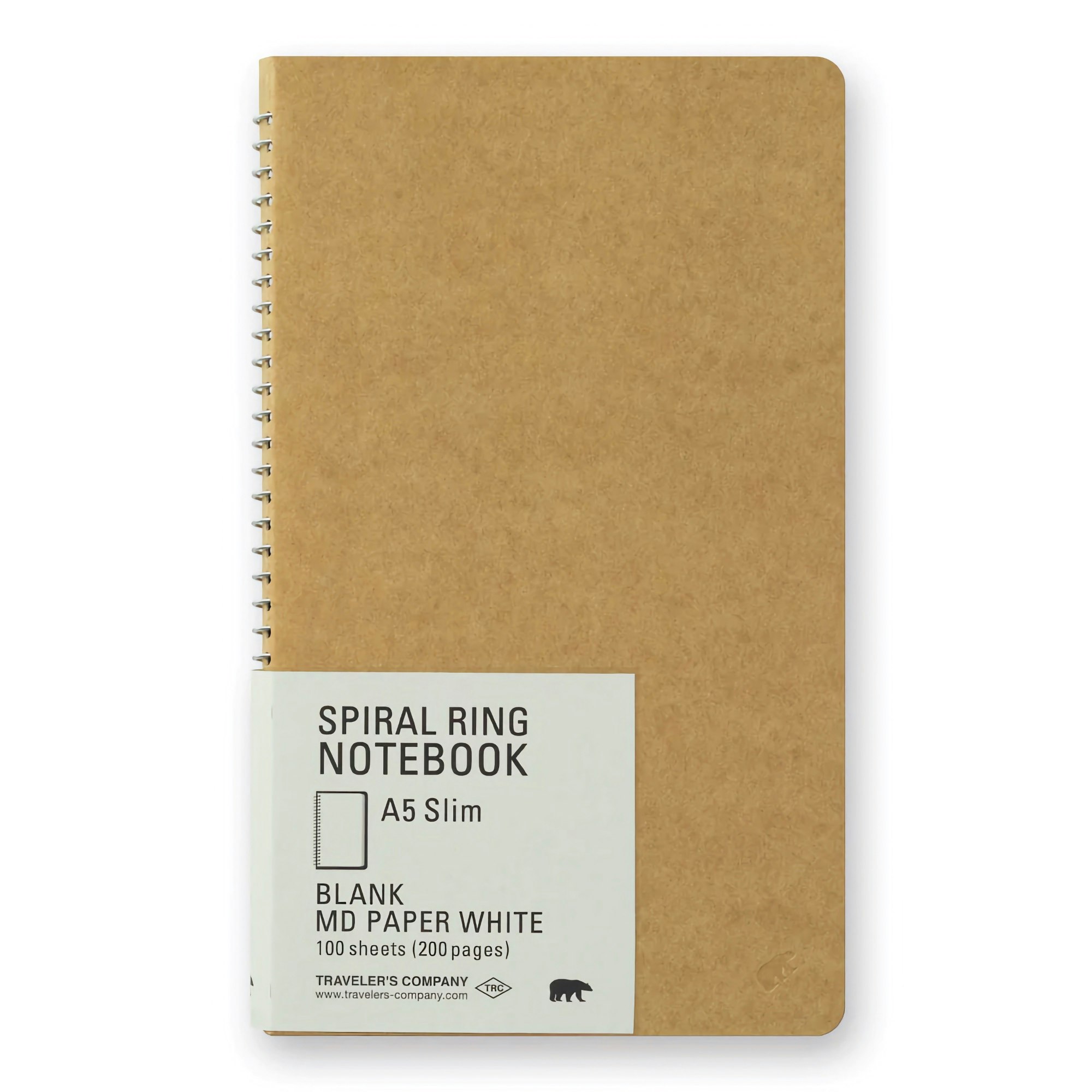 Carnet à spirales A5 Slim - Spiral Ring Notebook - Traveler's Company