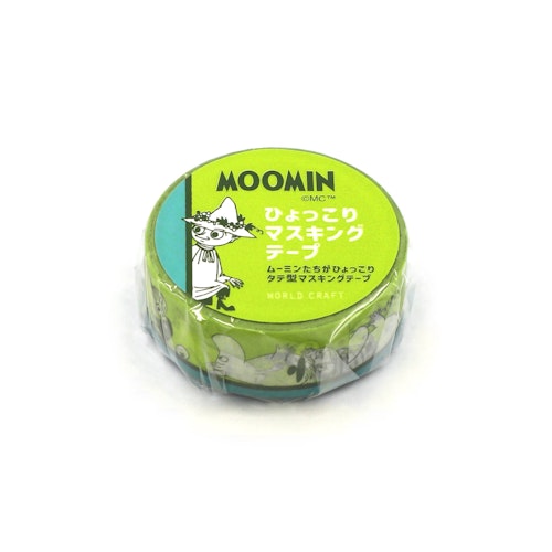 World Craft Washi Tape Moomin Border Green