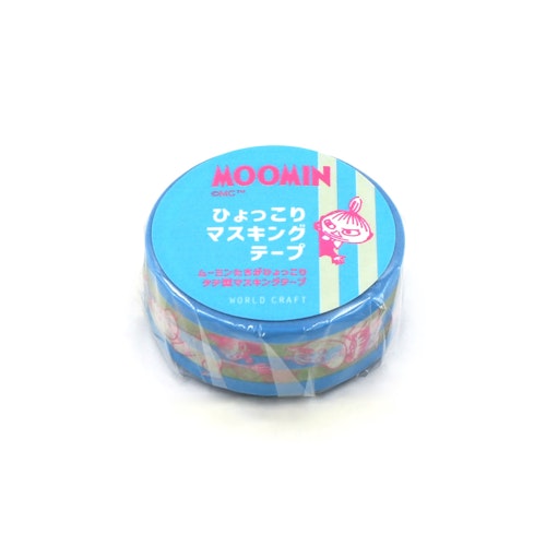 World Craft Washi Tape Moomin Border Blue