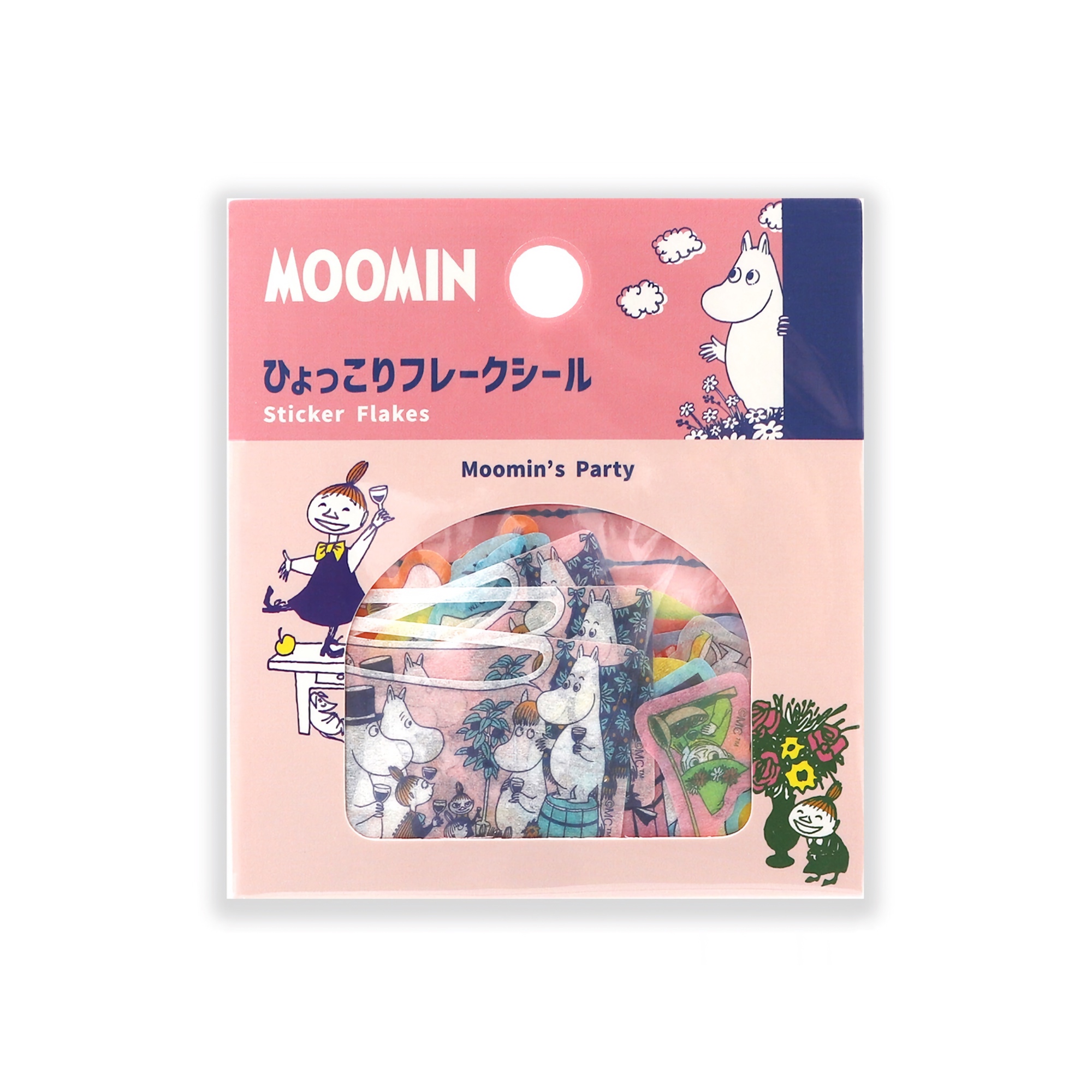World Craft Flake Stickers Moomin's Party B
