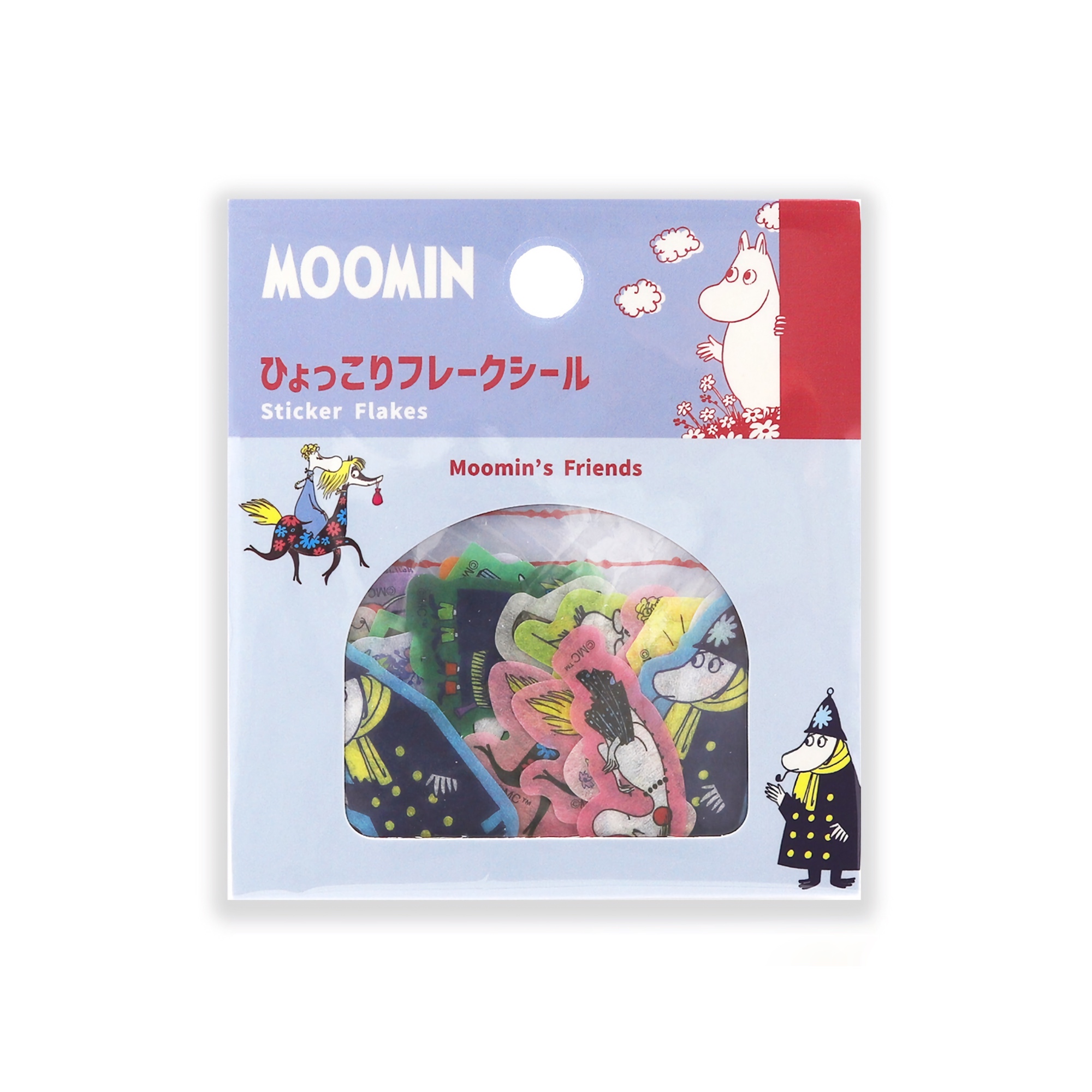 World Craft Flake Stickers Moomin's Friends A