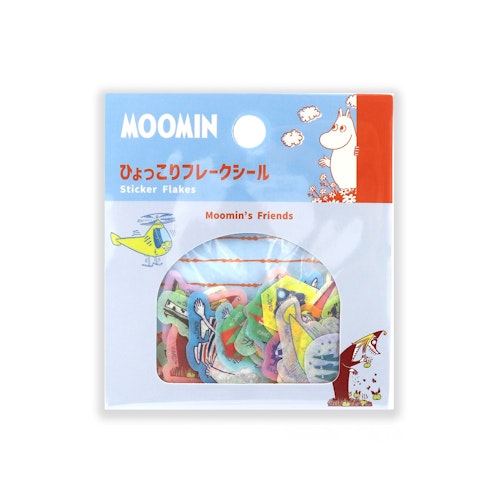 World Craft Flake Stickers Moomin's Friends B