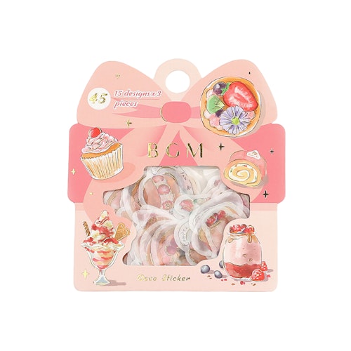 BGM Flake Stickers Berry Sweets
