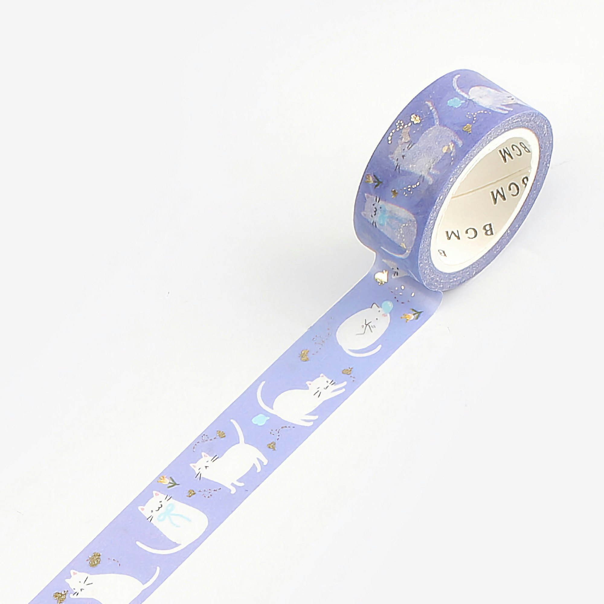 BGM Washi Tape Special Foil Cat and Butterfly 15 mm