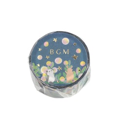 BGM Washi Tape Little World Starry Night Forest 20 mm