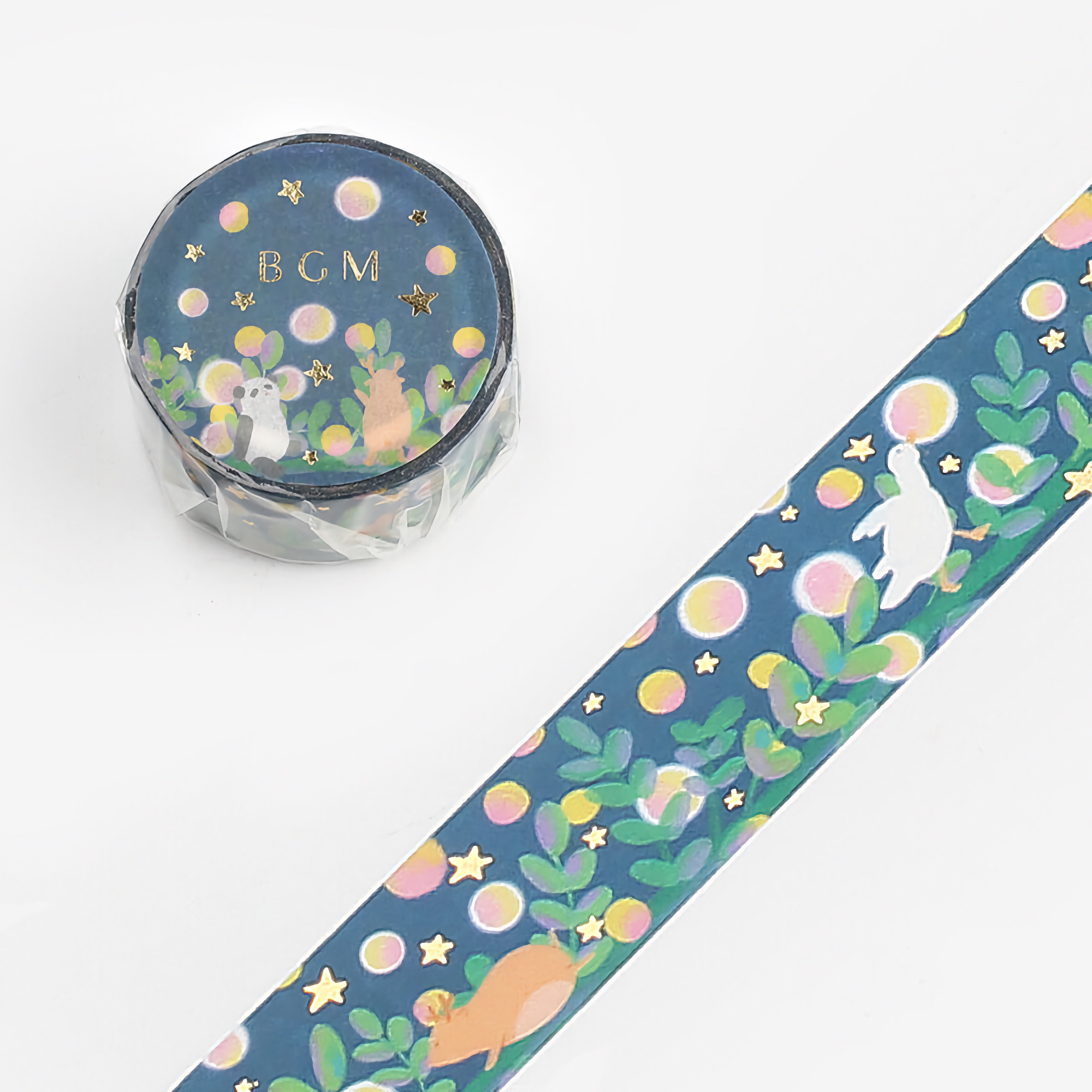 BGM Washi Tape Little World Starry Night Forest 20 mm