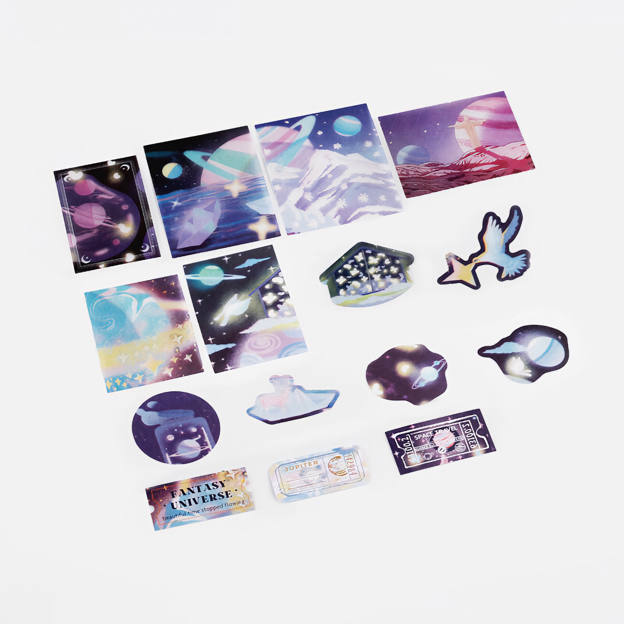 BGM Flake Stickers Fantasy Trip / Universe Tracing Paper