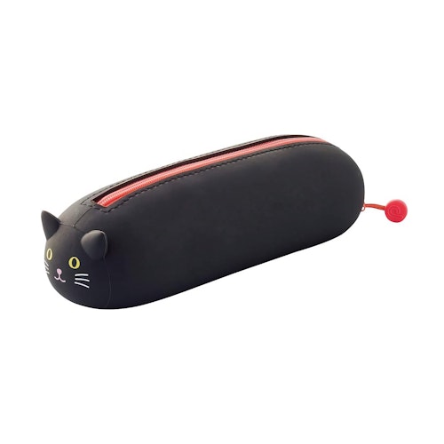 Lihit Lab Smart Fit PuniLabo Pen Case Black Cat