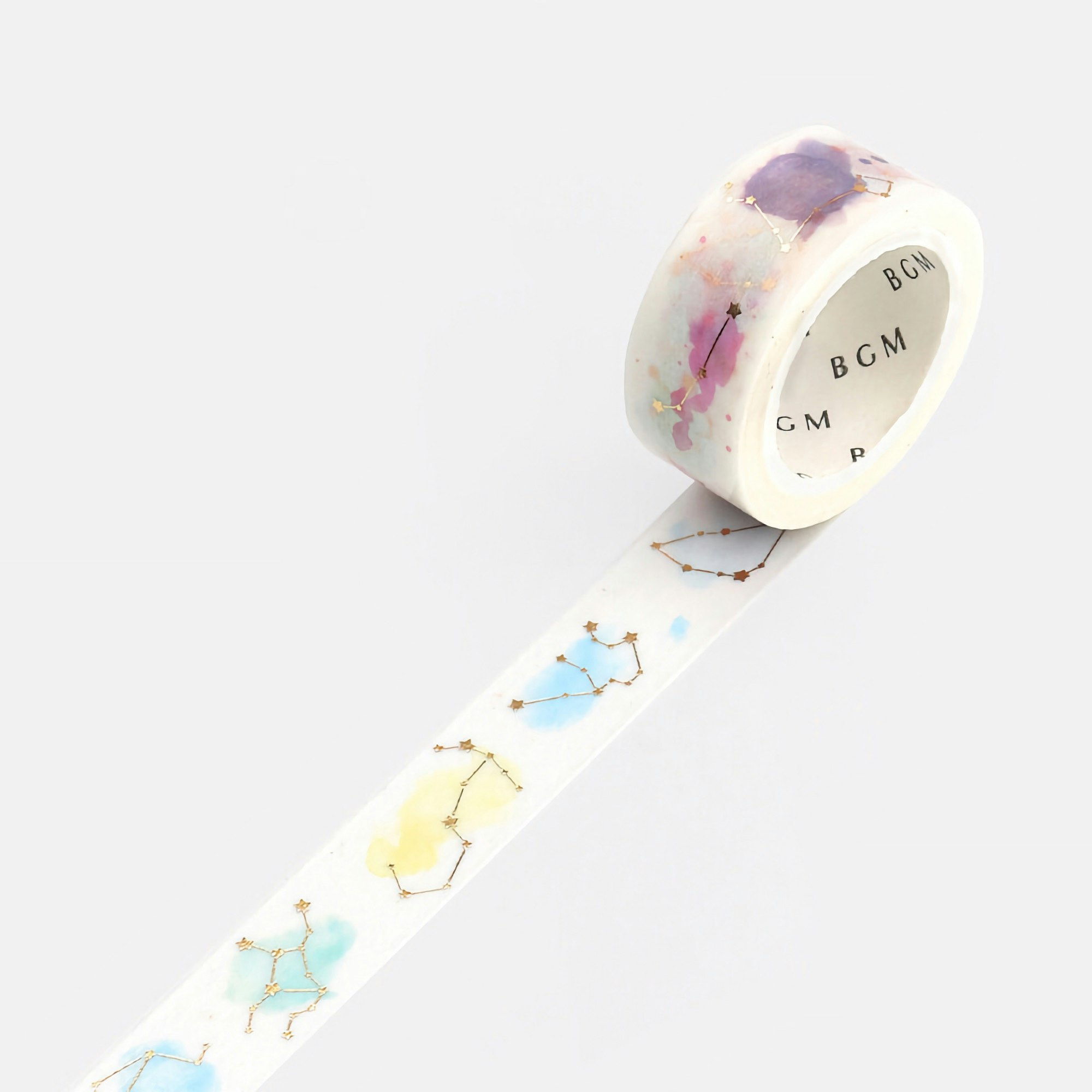 BGM Washi Tape Gold Foil Constellation Stars 15 mm