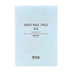 Yamamoto Writing Pad A5 / Bank Paper Takasago Premium