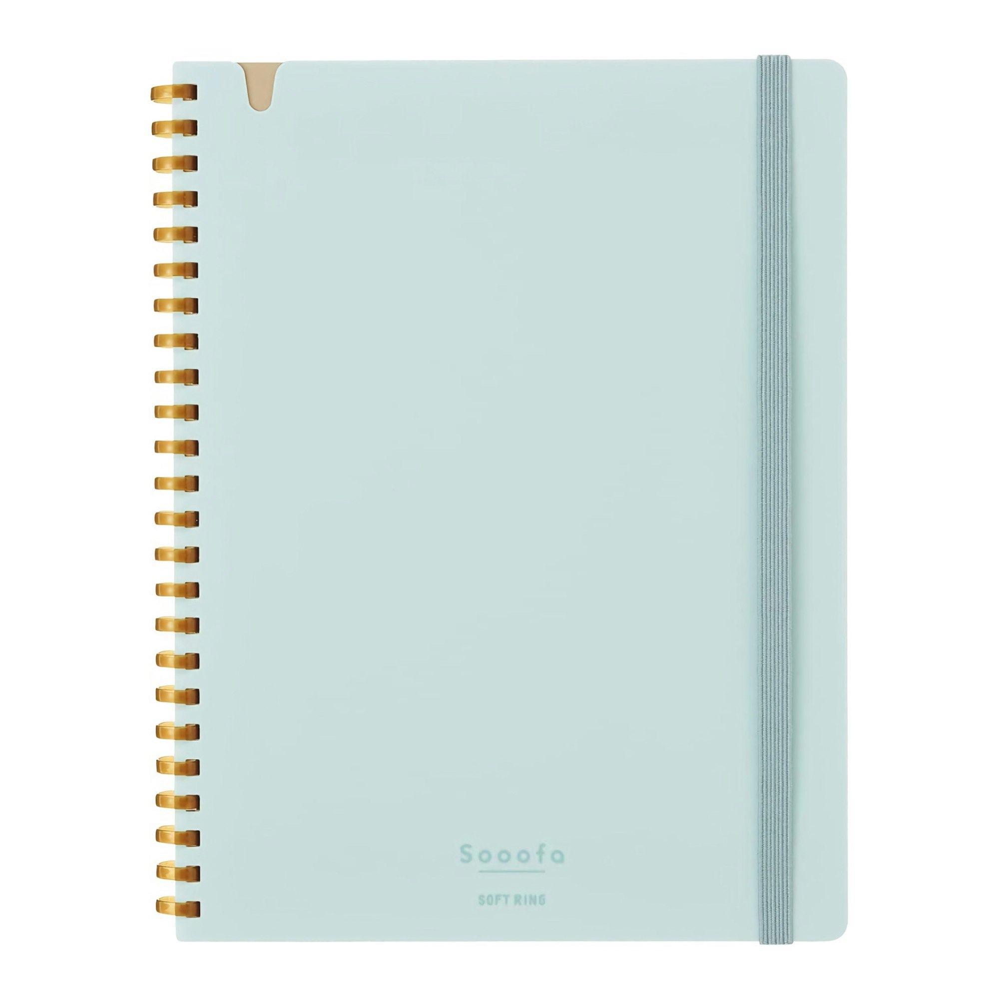 Kokuyo Sooofa Soft Ring Notebook A5 Light Blue