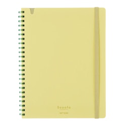 Kokuyo Sooofa Soft Ring Notebook A5 Yellow