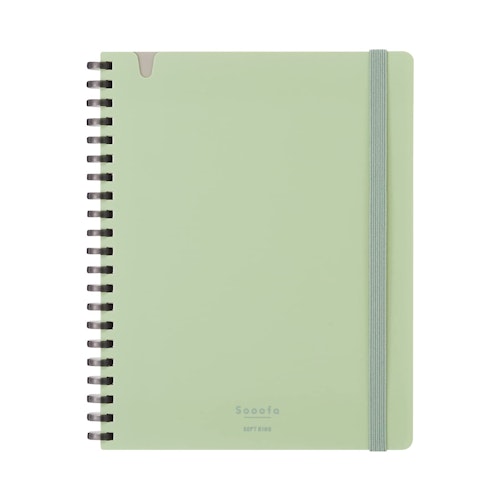 Kokuyo Sooofa Soft Ring Notebook B6 Green