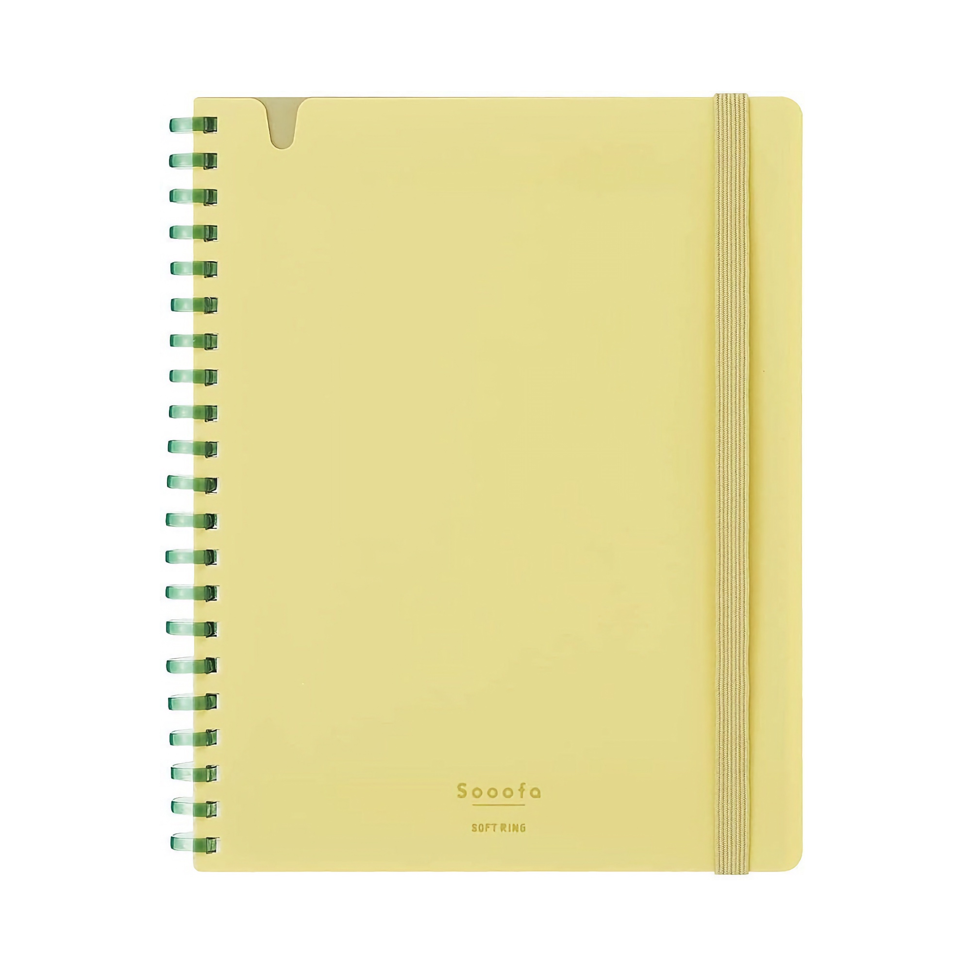 Kokuyo Sooofa Soft Ring Notebook B6 Yellow
