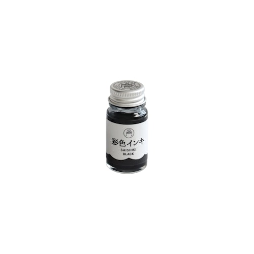 Teranishi Guitar Fountain Pen Ink Saishiki Black 12 ml