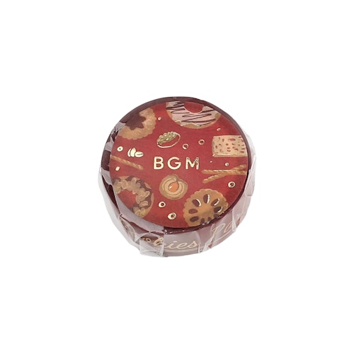 BGM Washi Tape Christmas 2022 Limited Cookies 15 mm