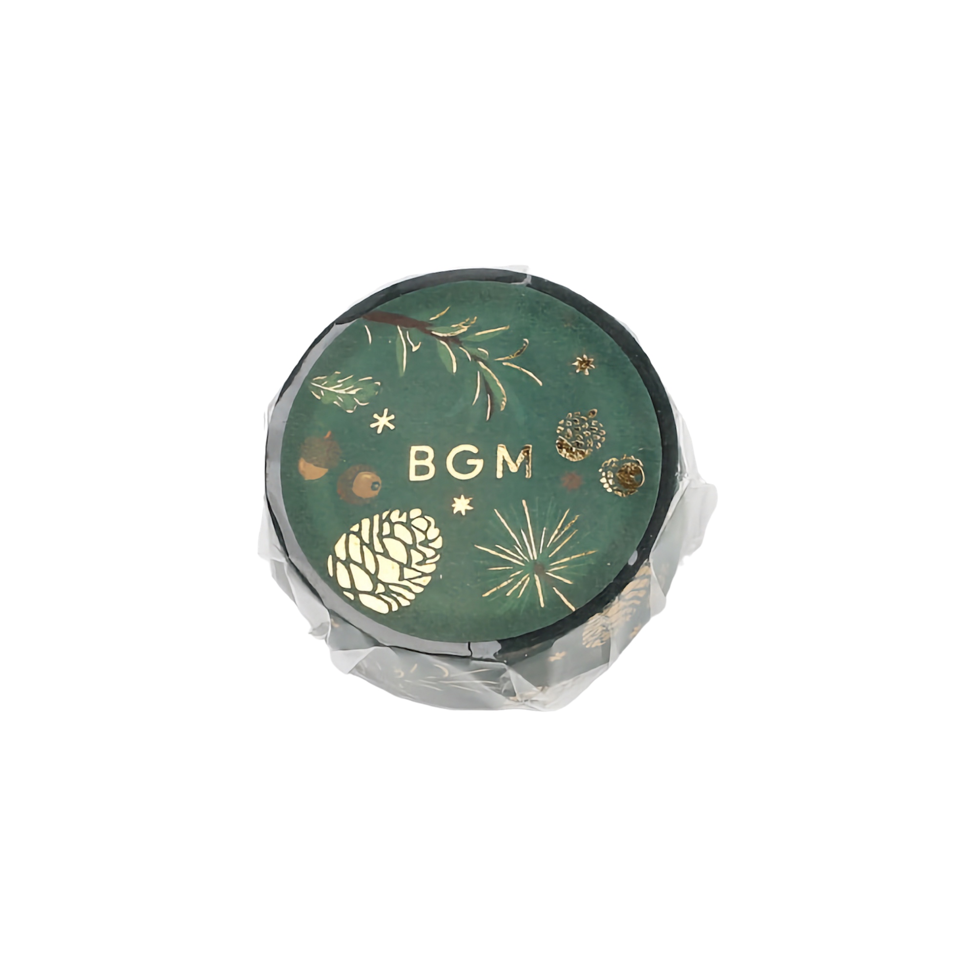 BGM Washi Tape Christmas 2022 Limited Pine Cones 15 mm