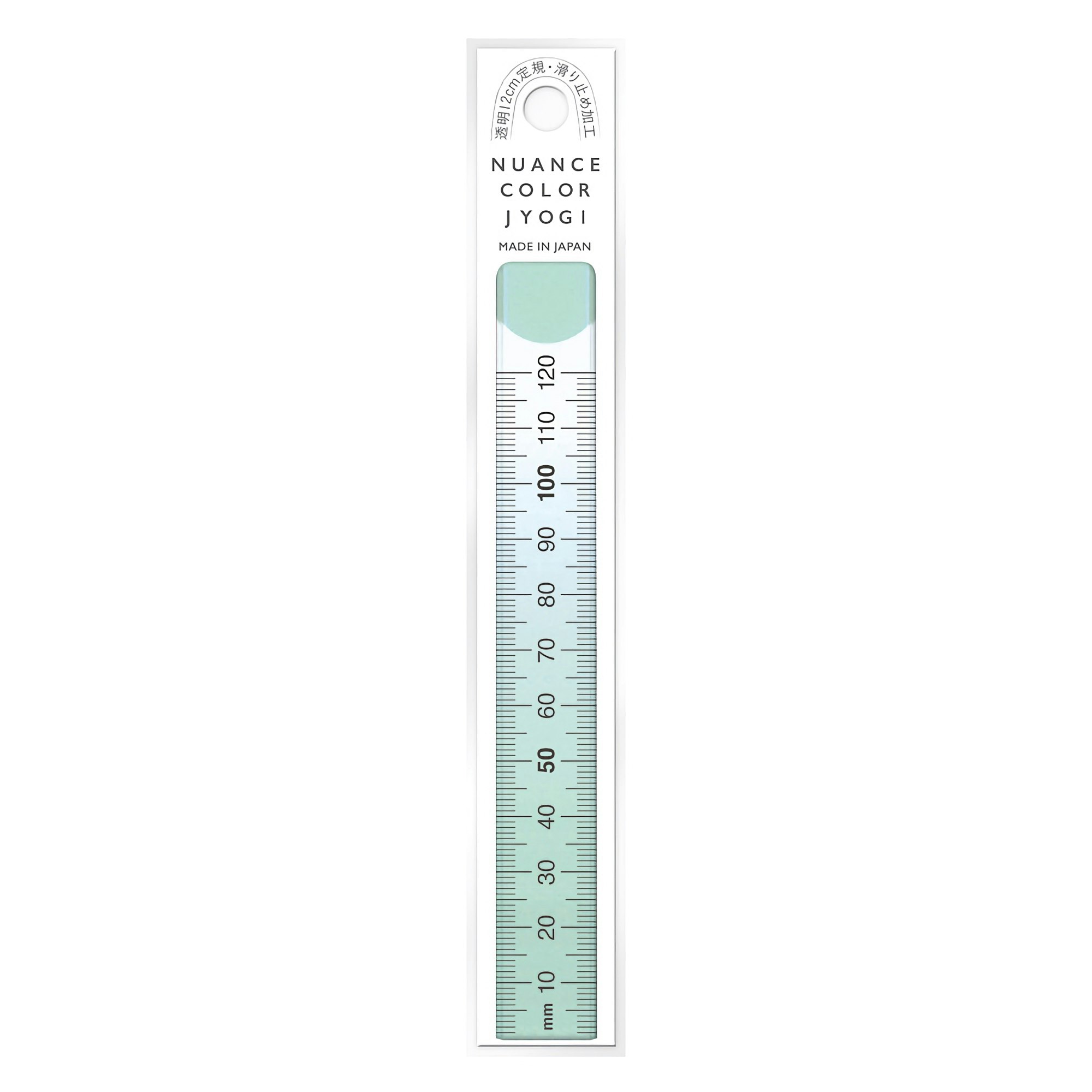 Kyoei Orions Nuance Color Ruler 12 cm Eucalyptus