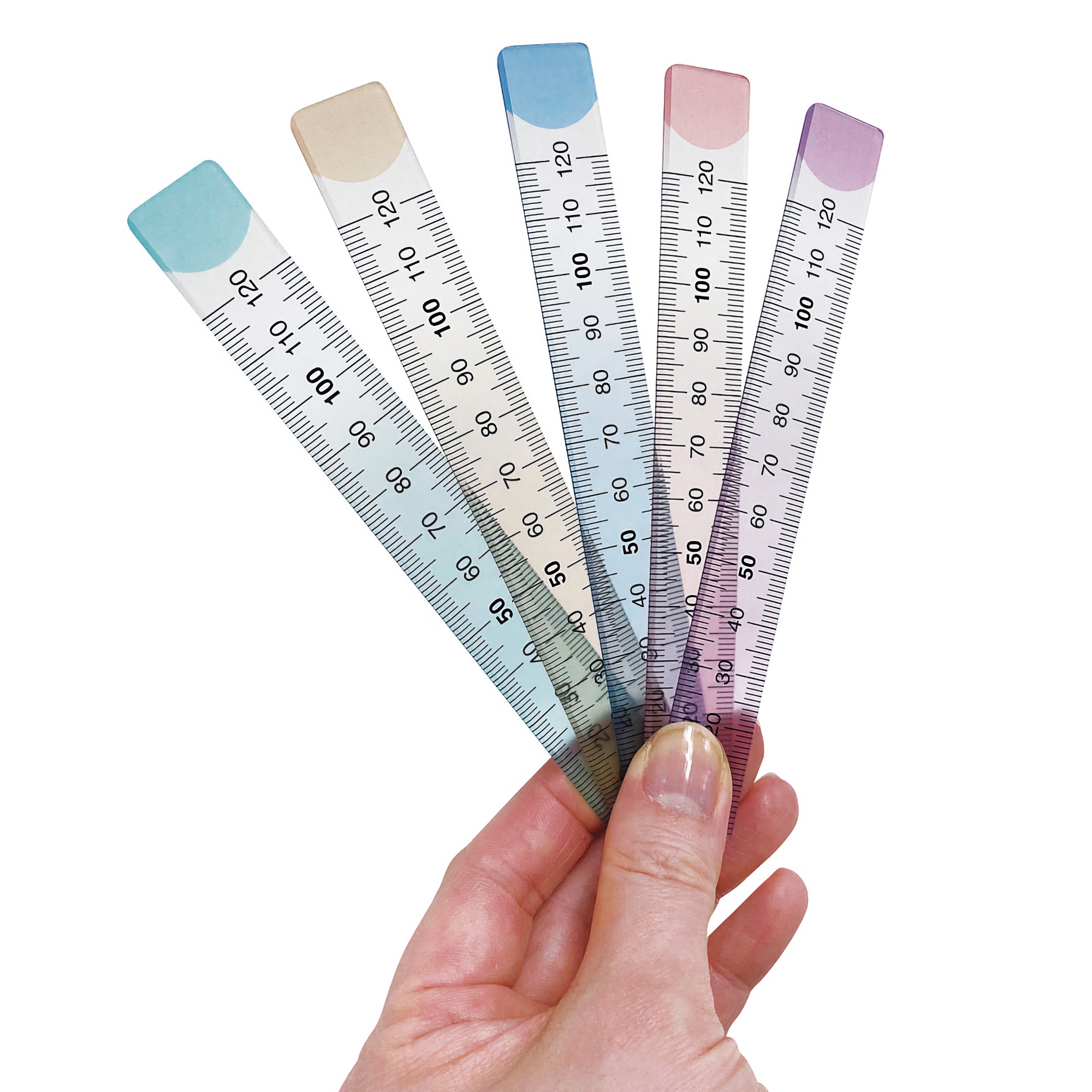 Kyoei Orions Nuance Color Ruler 12 cm Butterfly Pea