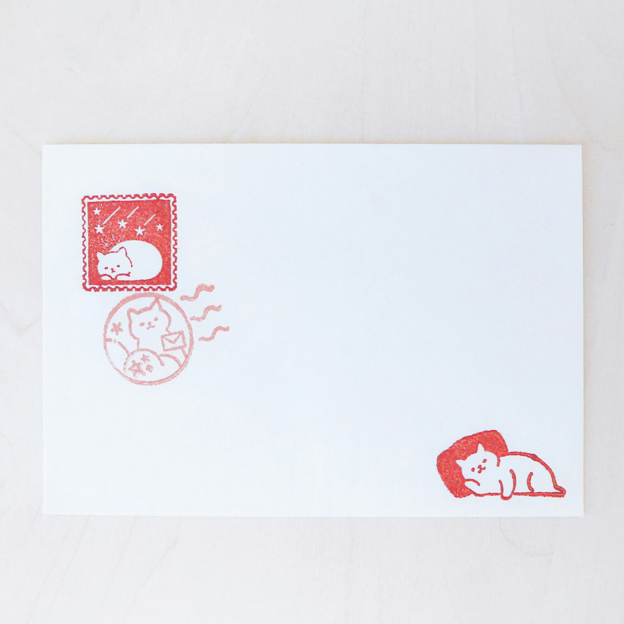 World Craft Clear Stamp Relaxing Cat