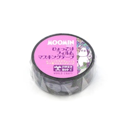 World Craft Clear PET Tape Moomin Flower Purple