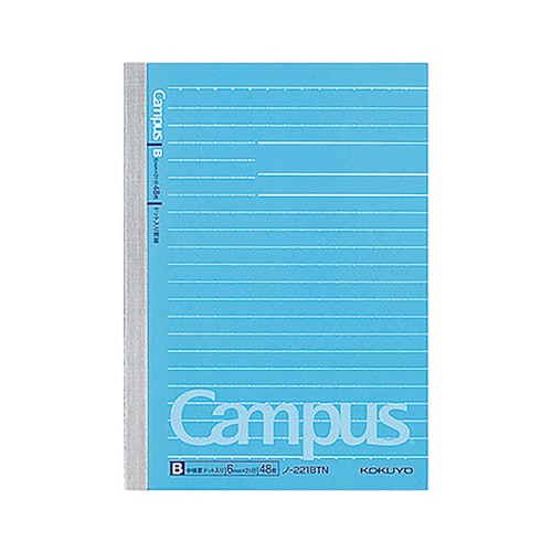 Kokuyo Campus Notebook A6 Dotted Lined 6 mm