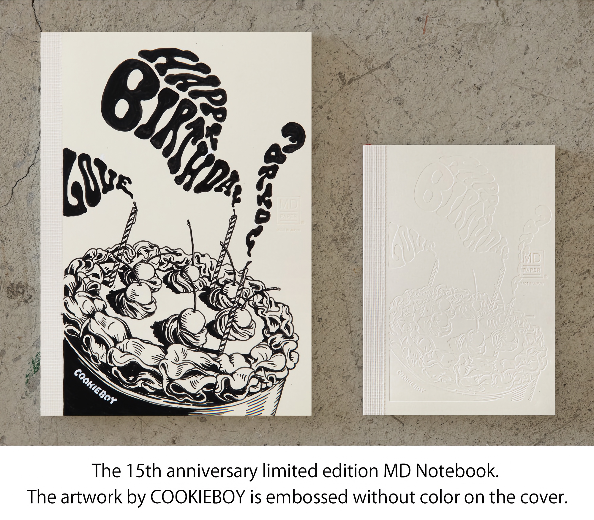 Midori MD Notebook [A6] Blank Artist Collaboration COOKIEBOY 15th Anniversary [Limited Edition]