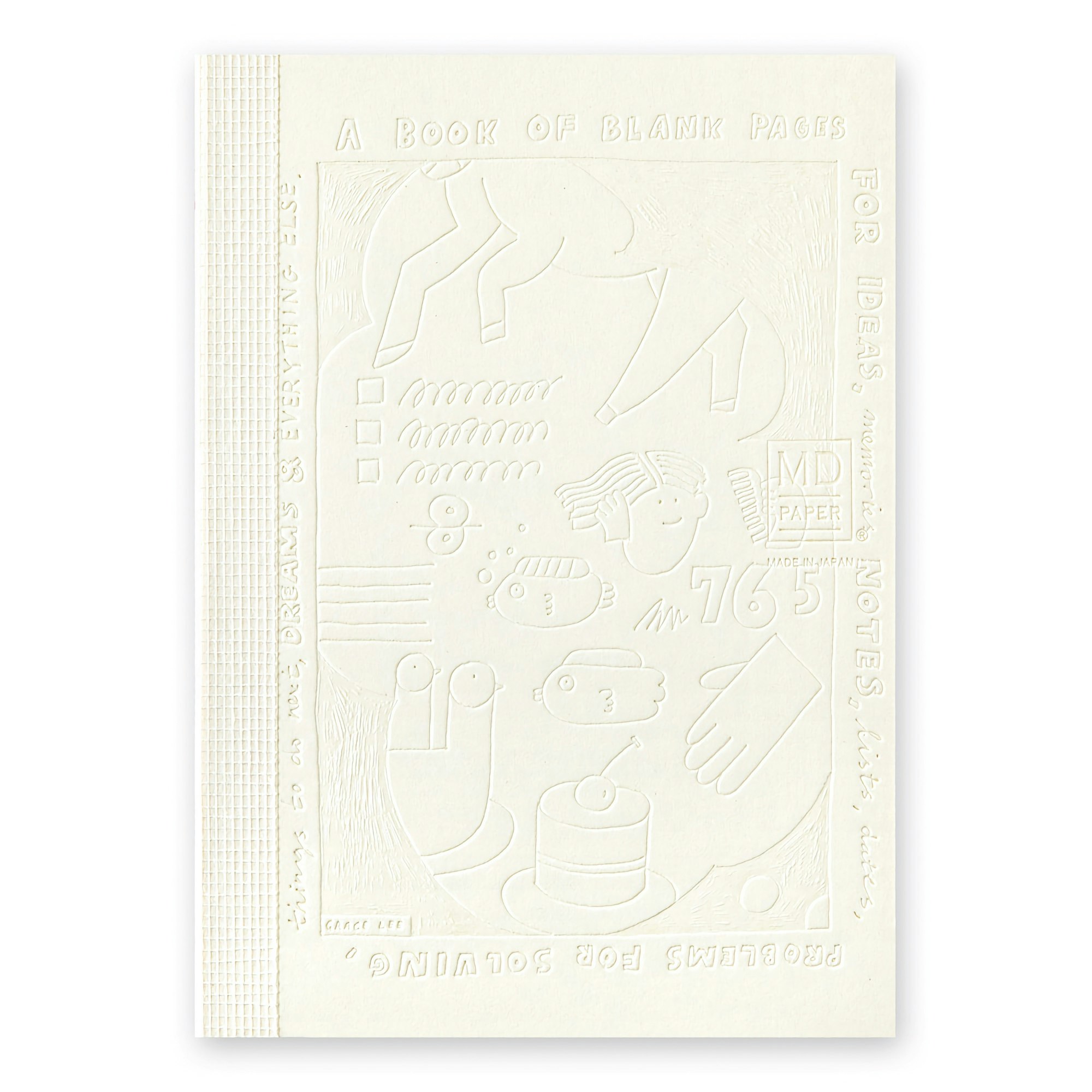 Midori MD Notebook [A6] Blank Artist Collaboration Grace Lee 15th Anniversary [Limited Edition]