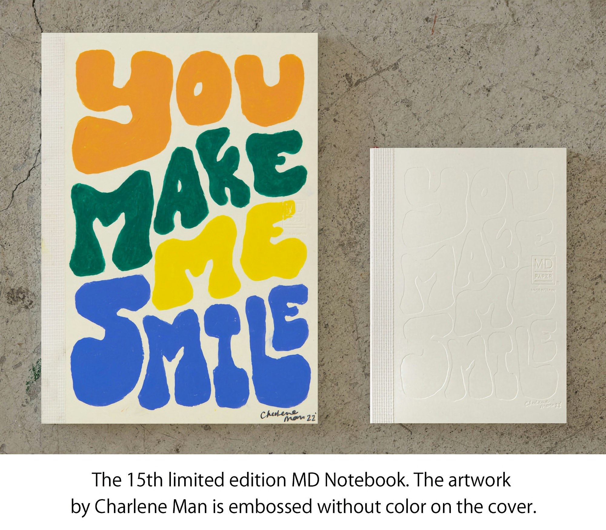 Midori MD Notebook [A6] Blank Artist Collaboration Charlene Man 15th Anniversary [Limited Edition]