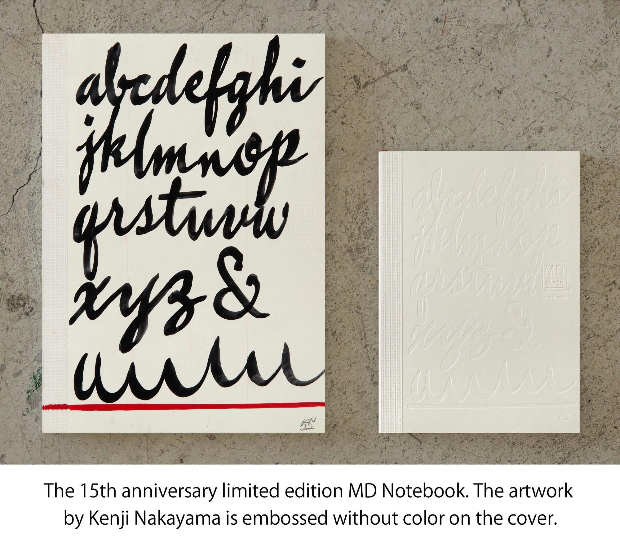 Midori MD Notebook [A6] Blank Artist Collaboration Kenji Nakayama 15th Anniversary [Limited Edition]