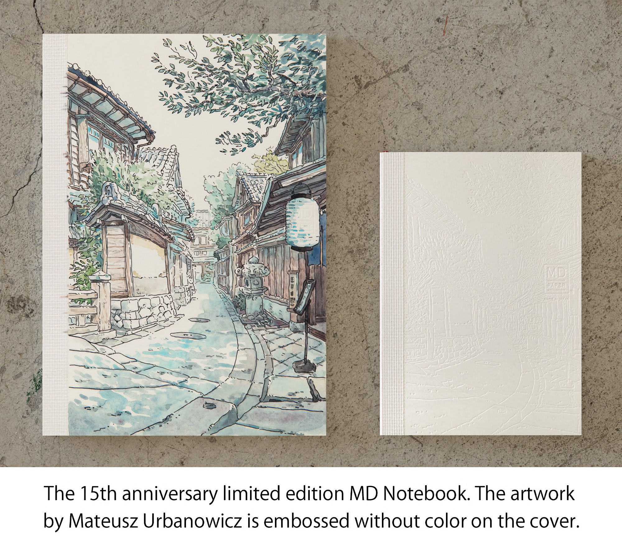 Midori MD Notebook [A6] Blank Artist Collaboration Mateusz Urbanowicz 15th Anniversary [Limited Edition]