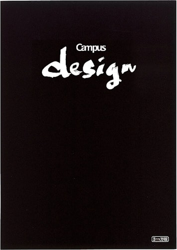 Kokuyo Campus Design Notebook A4 Svart