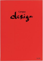 Kokuyo Campus Design Notebook A4 Röd