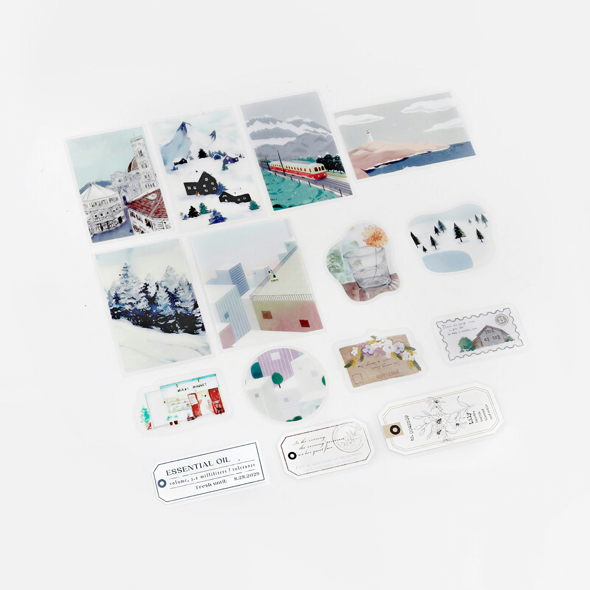 BGM Flake Stickers Island Encounter / White Tracing Paper