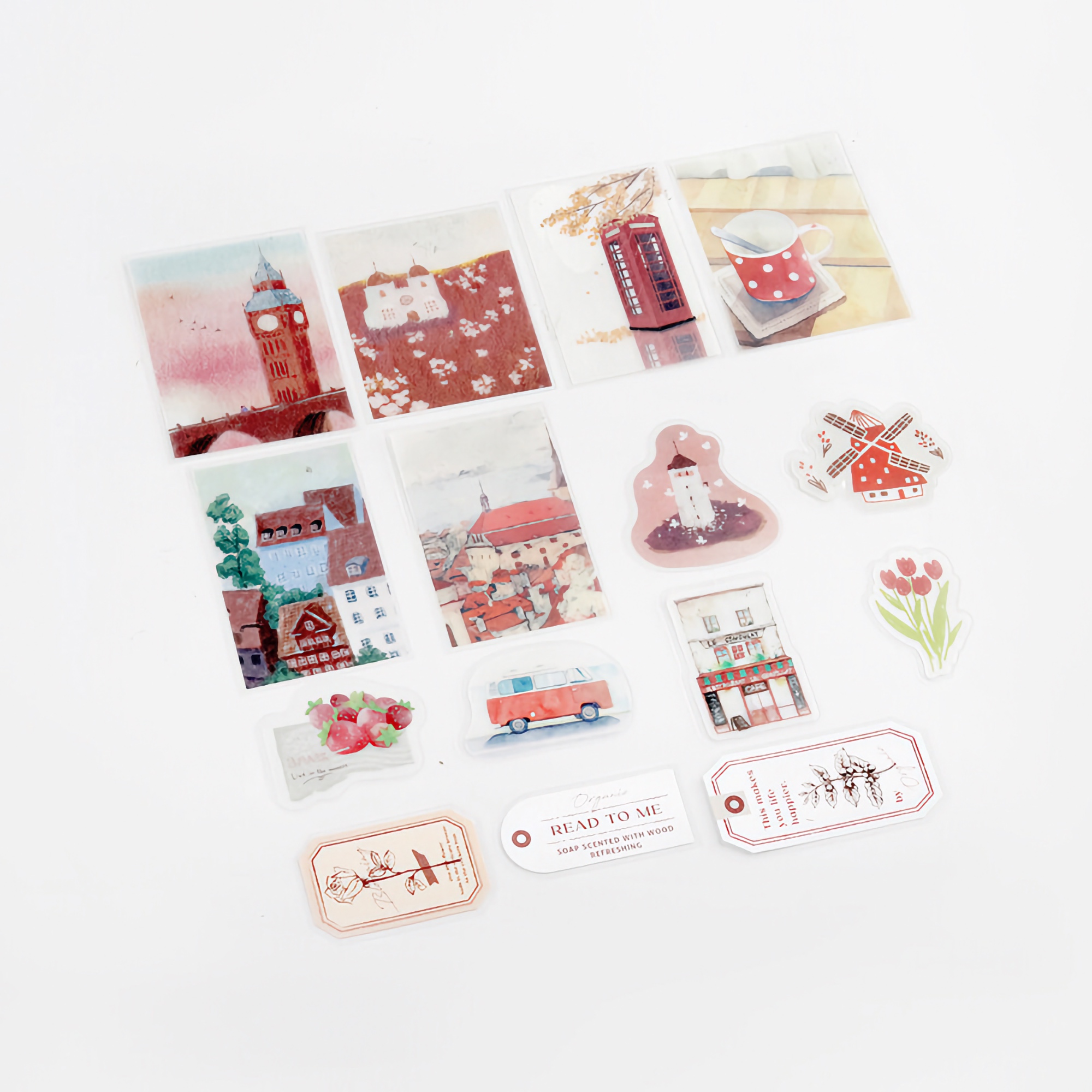 BGM Flake Stickers Island Encounter / Red Tracing Paper