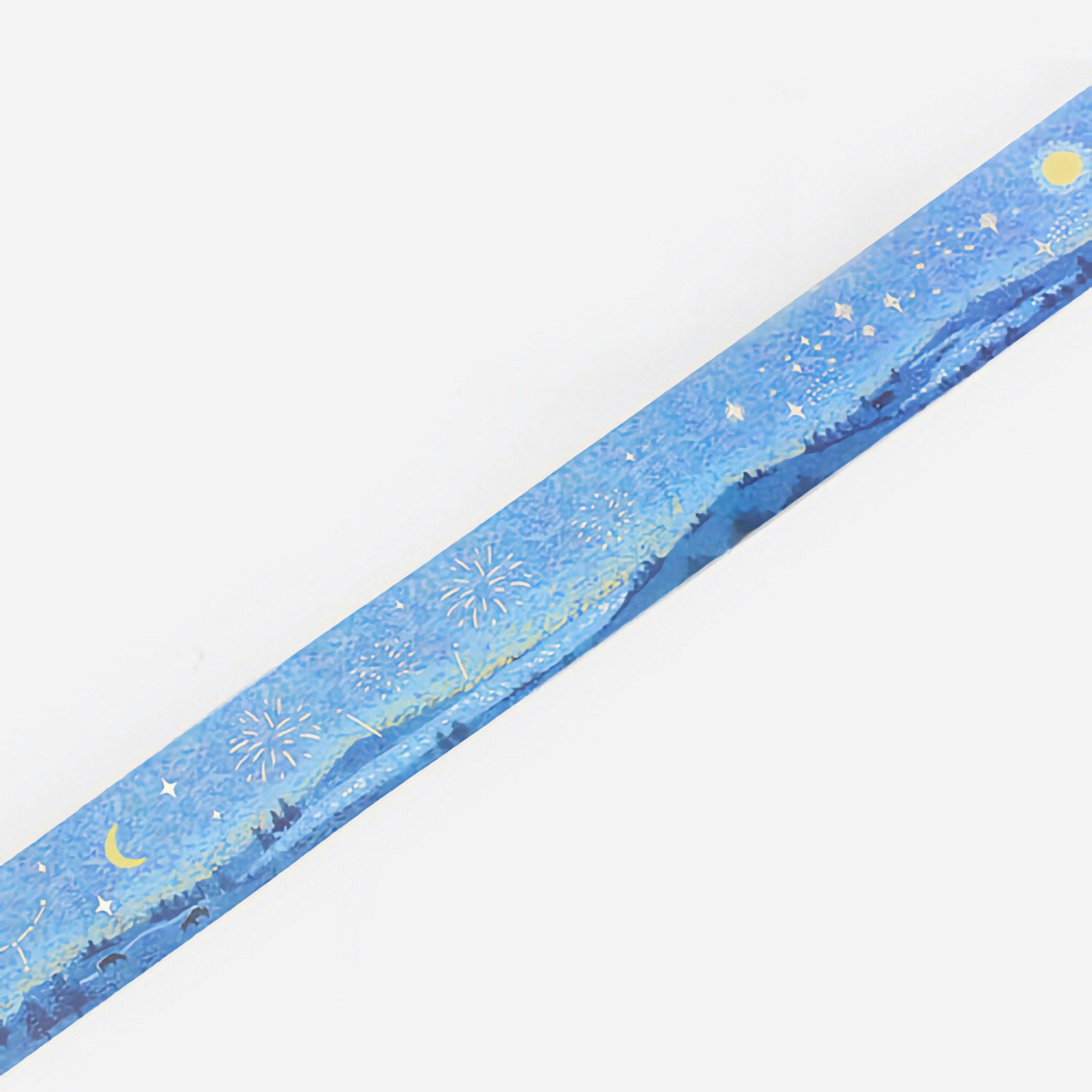 BGM Washi Tape Special Foil Pointillism Starry Night 30 mm