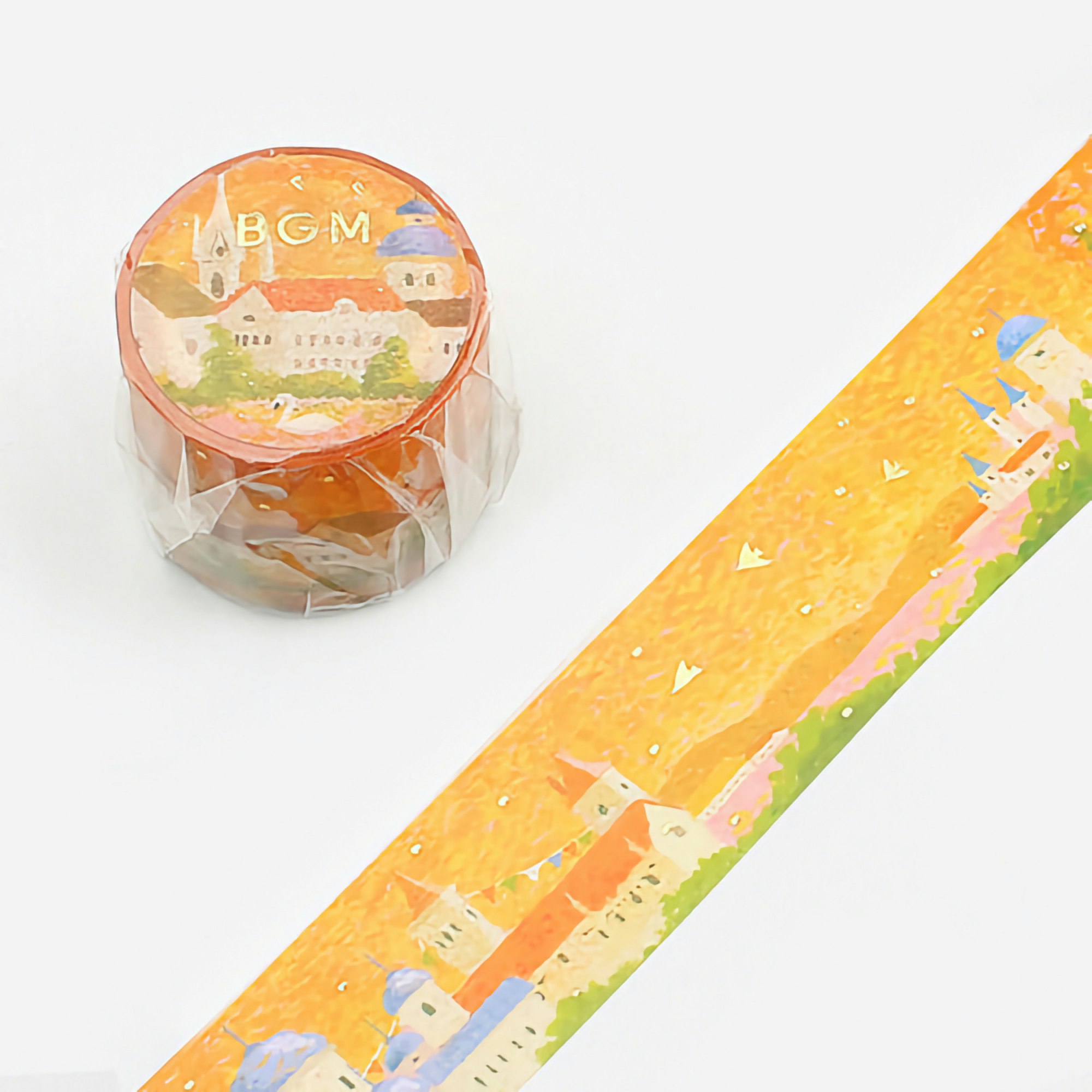 BGM Washi Tape Special Foil Pointillism Sunset 30 mm