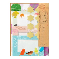 Midori Card Letter Set Multiple Packed Bird