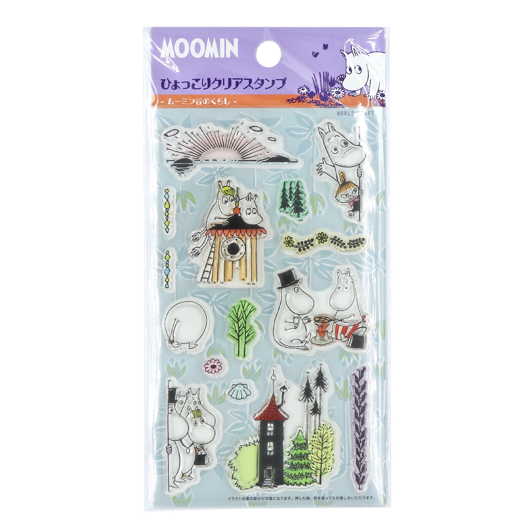 World Craft Clear Stamp Moomin Life