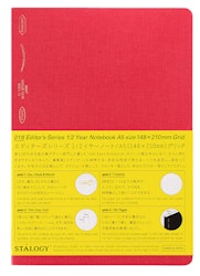 Stálogy 018 1/2 Year Notebook [A5] Berry Red [Limited Edition]