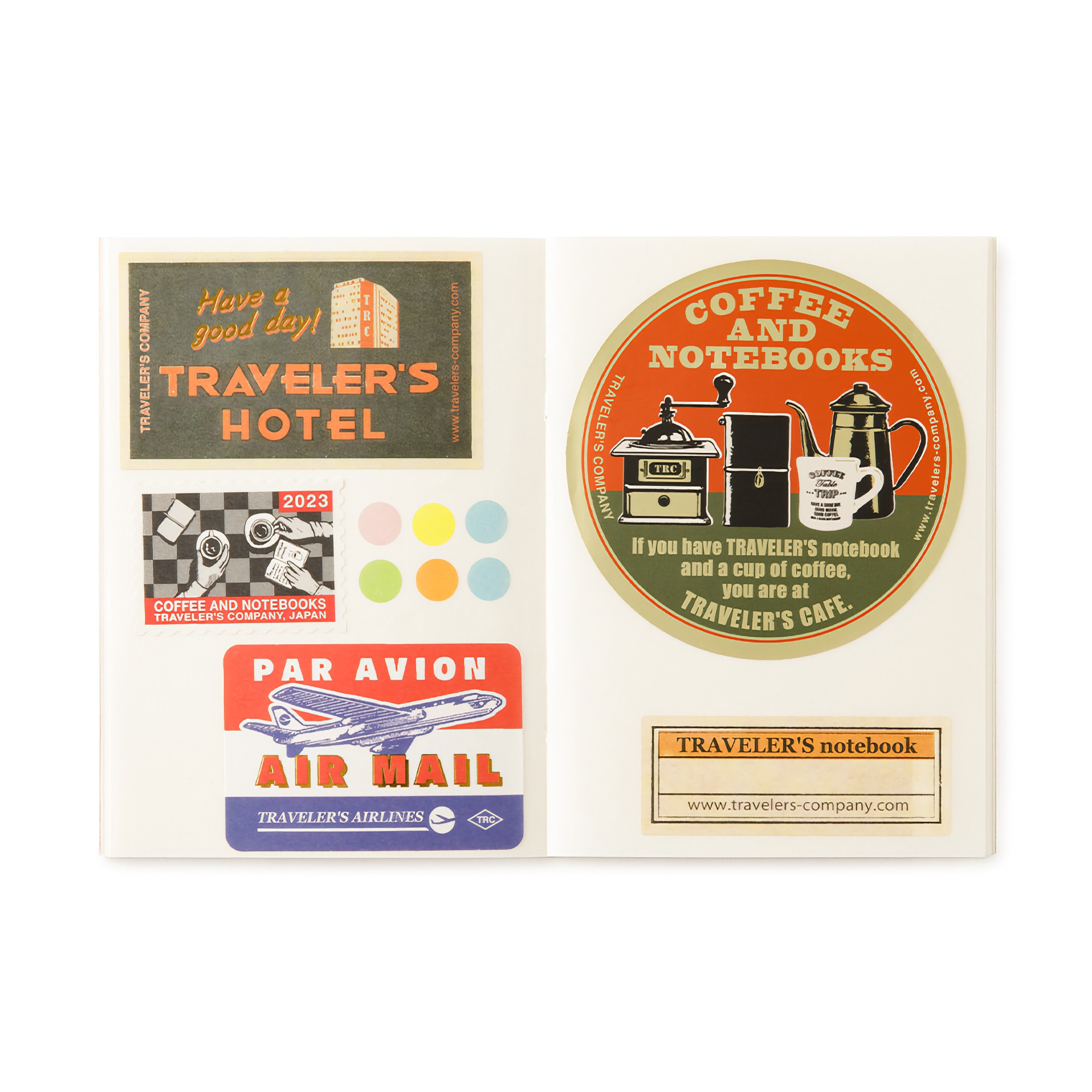 Traveler’s Company Traveler's notebook - 017 Sticker Release Paper, Passport Size