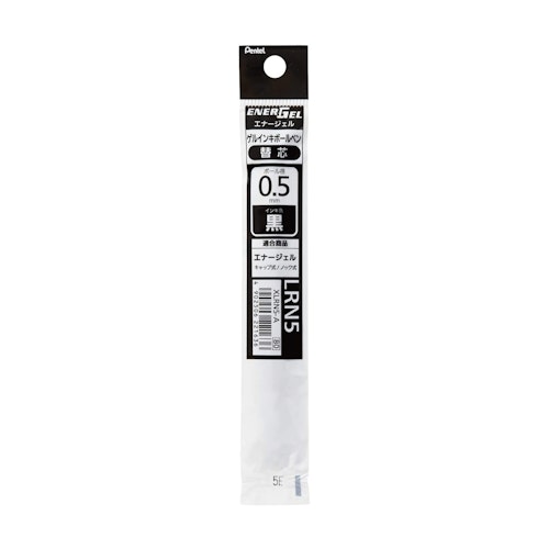 Pentel EnerGel XLRN5 Needle-Point Gel Pen Refill 0,5 mm